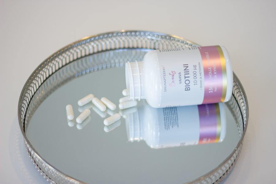 Biotiini edistää ihon, hiusten ja limakalvojen pysymistä normaaleina