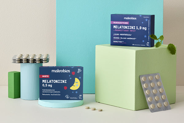 Makrobios melatoniinit unen tueksi