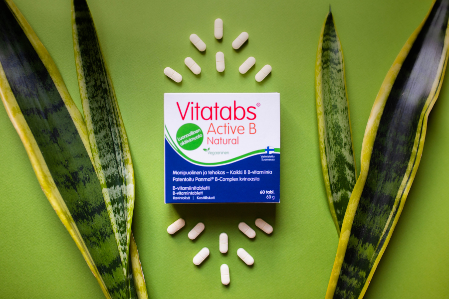 Vitatabs® Active B Natural – Tärkeät B-vitamiinit aktiivimuodossa
