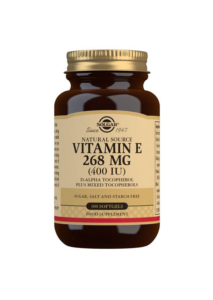 Solgar Vitamin E 268 mg - E-Vitamiini - 100 kaps. - Sinunapteekki.fi