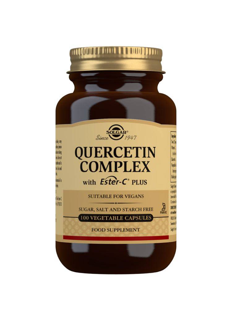 Solgar Quercetin Complex with Ester-C plus - kversetiini 100 kaps. - Sinunapteekki.fi
