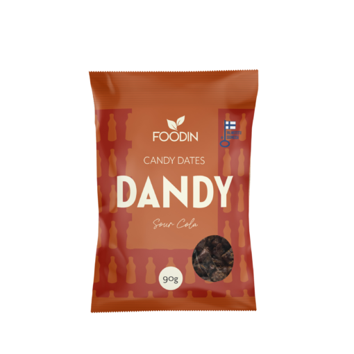 Foodin Dandy Candy Dates Sour Cola - Karkkitaateli Kirpeä Kola 90 g