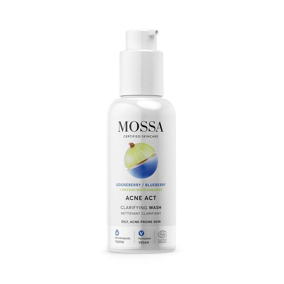 Mossa Acne Act Puhdistusgeeli 140 ml - Sinunapteekki.fi