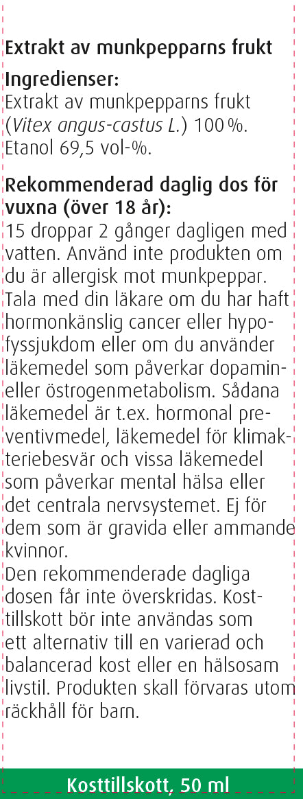 A.Vogel Hormone Balance - siveydenpuunhedelmäuute 50 ml - erä