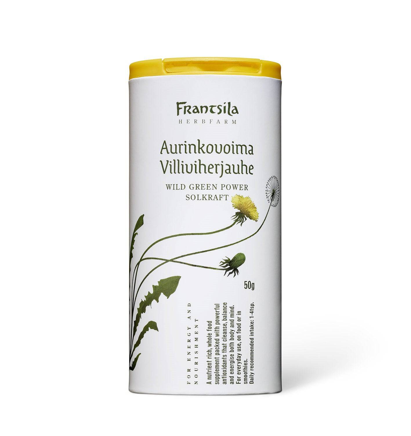 Frantsila Aurinkovoima Viherjauhe 50 g