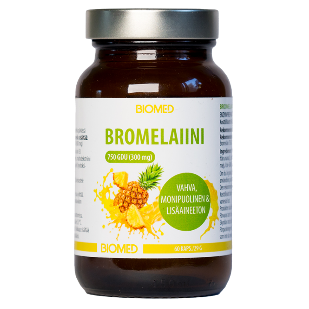 Biomed Bromelaiini 750 GDU 60 kaps.