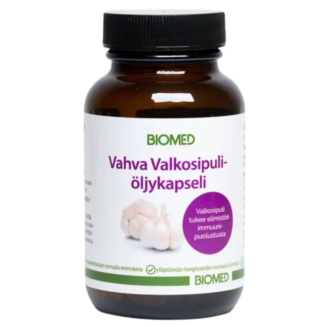 Biomed Vahva Valkosipuliöljykapselit 90 kaps.