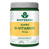 Bioteekki Super D-vitamiini 50 µg 100 kaps.
