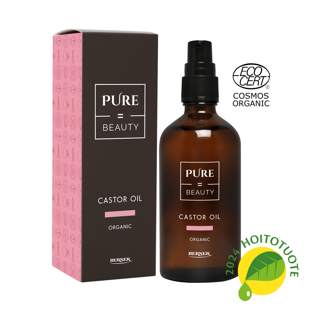 Pure=Beauty Castor Oil - Risiiniöljy 100 ml - Sinunapteekki.fi