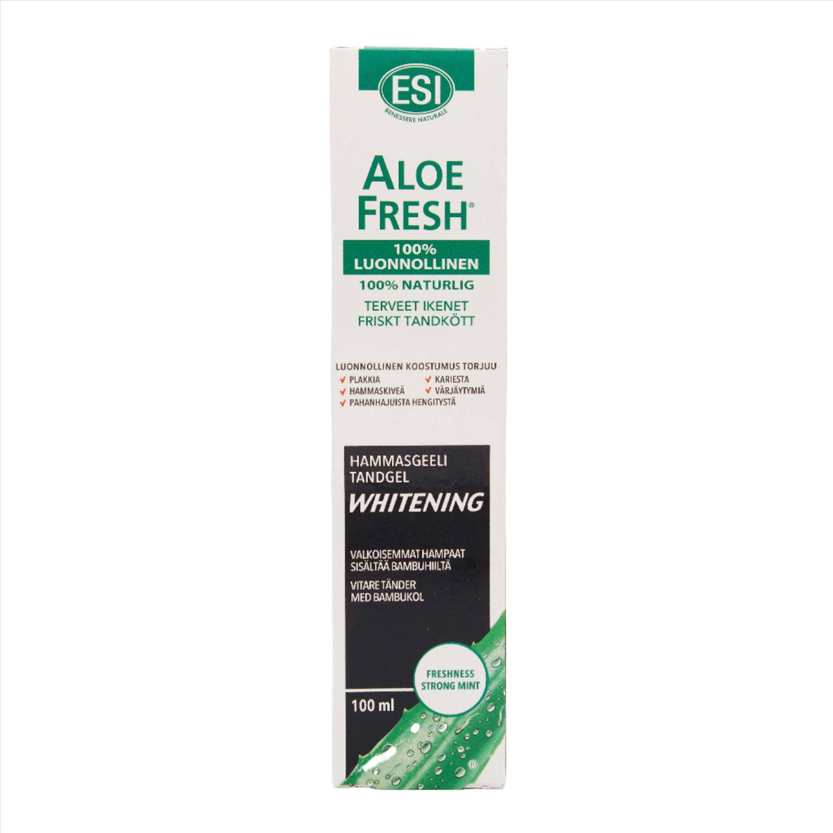 ESI Aloe Fresh Whitening - Valkoisemmat hampaat hammasgeeli 100 ml - Sinunapteekki.fi