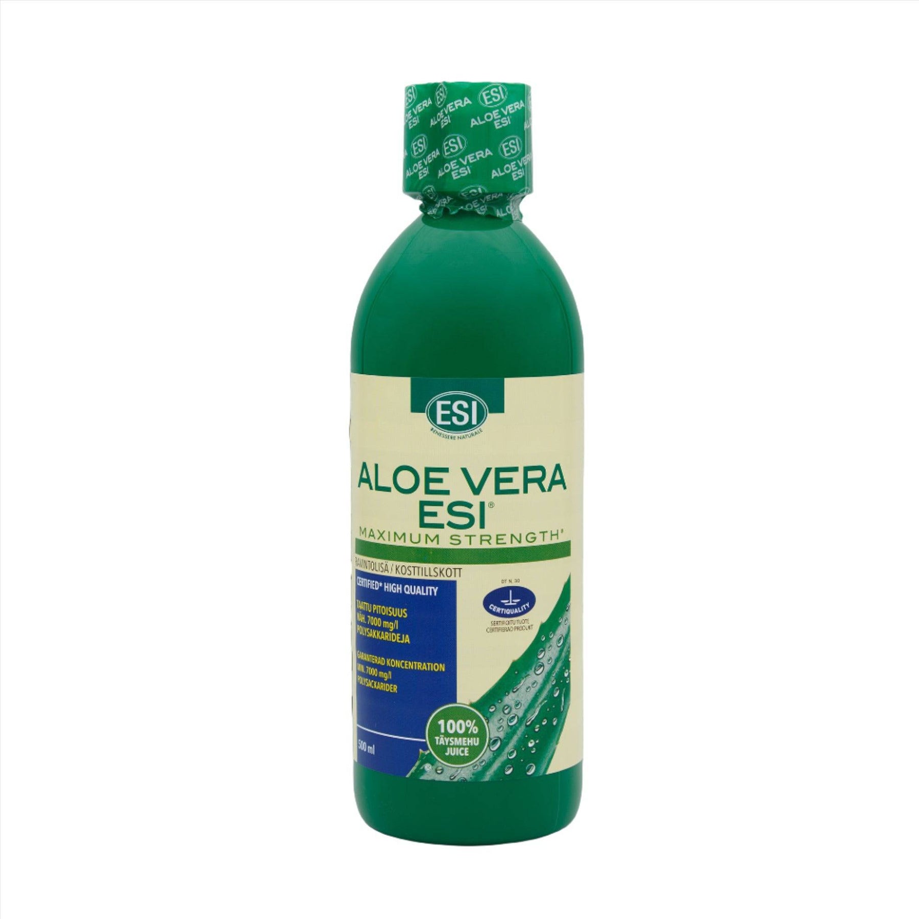 ESI Aloe Vera Maximum Strength - Täysmehu 500 ml