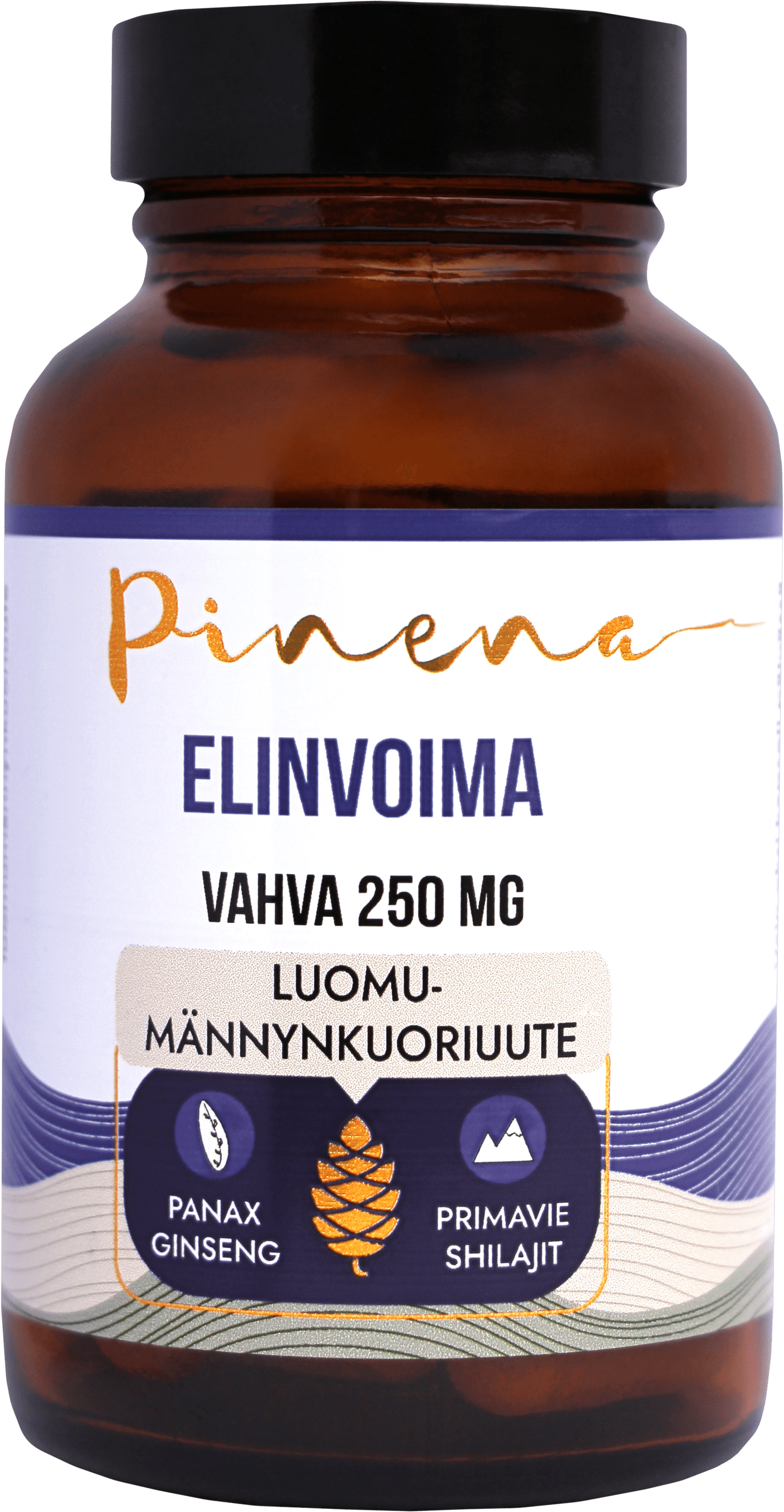 Pinena Elinvoima Vahva 250 mg 45 kaps.