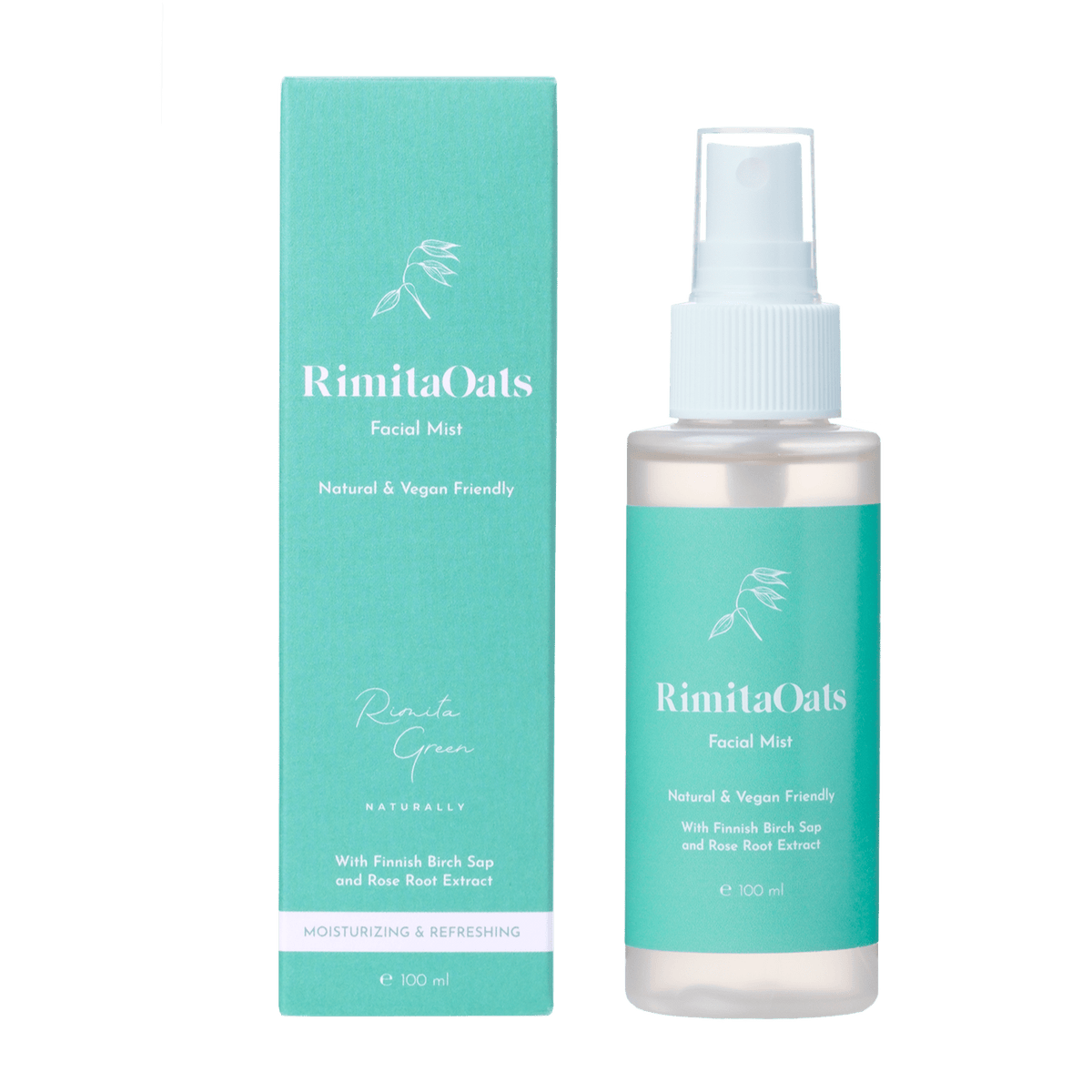 RimitaOats Facial Mist - Kasvosuihke 100 ml - Sinunapteekki.fi