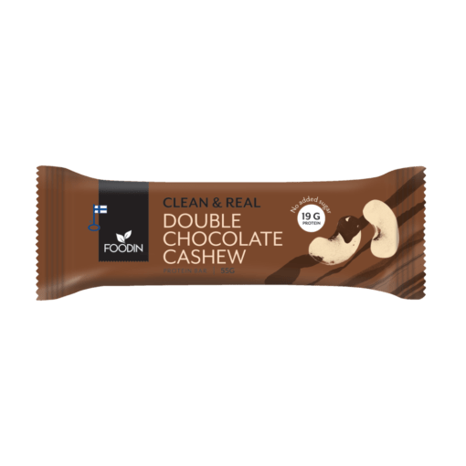 Foodin Clean & Real Double Chocolate Cashew - Proteiinipatukka