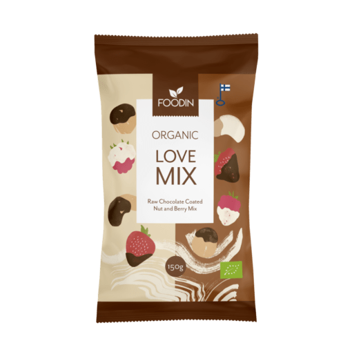 Foodin Love-Mix Raakasuklaasekoitus 150 g - Sinunapteekki.fi