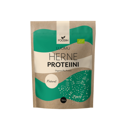 Foodin Herneproteiini Maustamaton Luomu 650 g