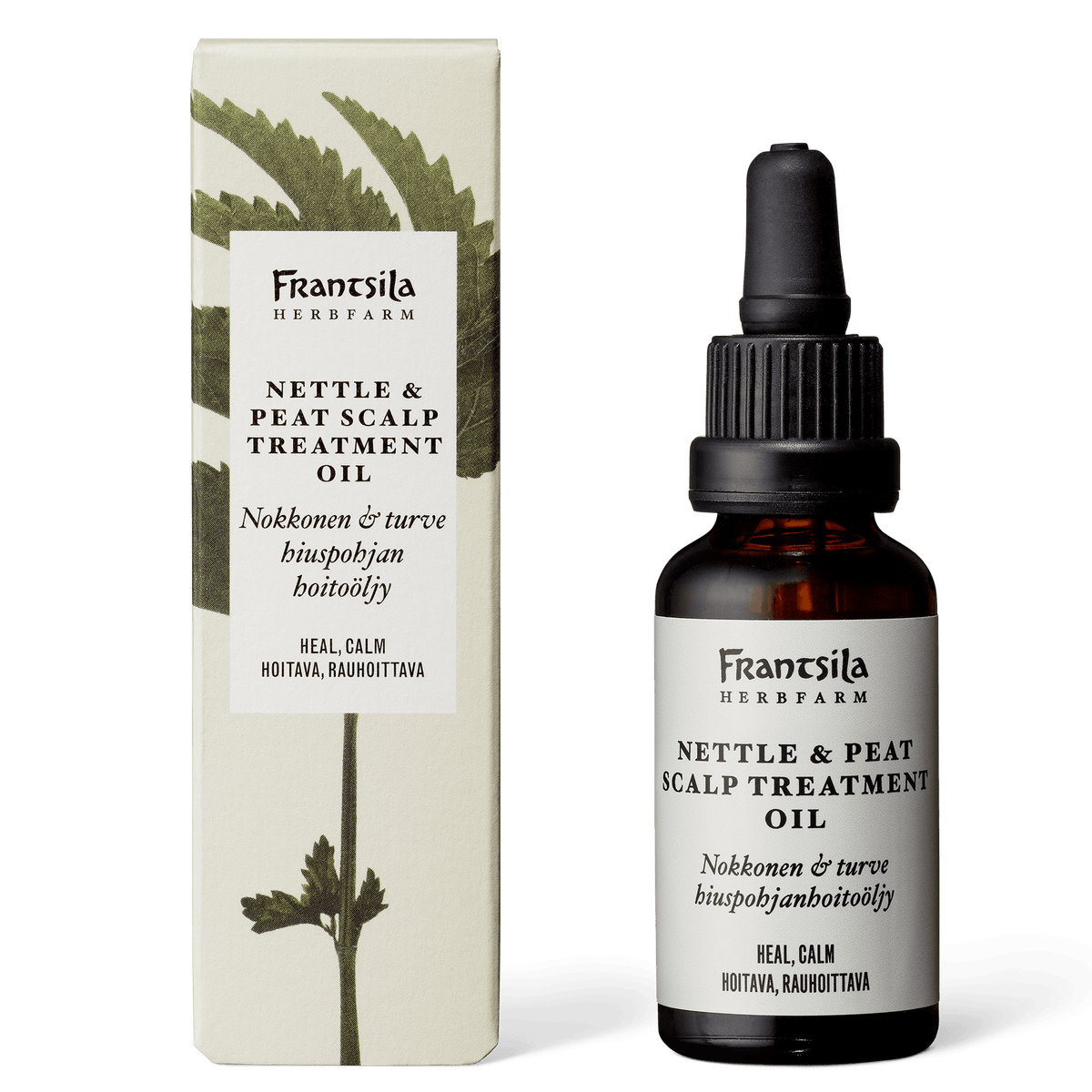 Frantsila Nokkonen - Turve Hiuspohjan Hoitoöljy 30 ml - Sinunapteekki.fi