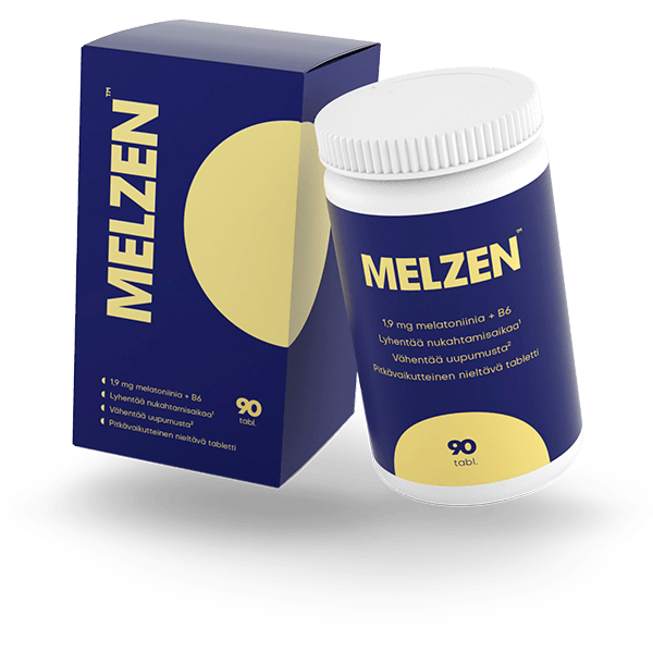Melzen Melatoniini 1,9 Mg + B6 - Pitkävaikutteinen 90 tabl.