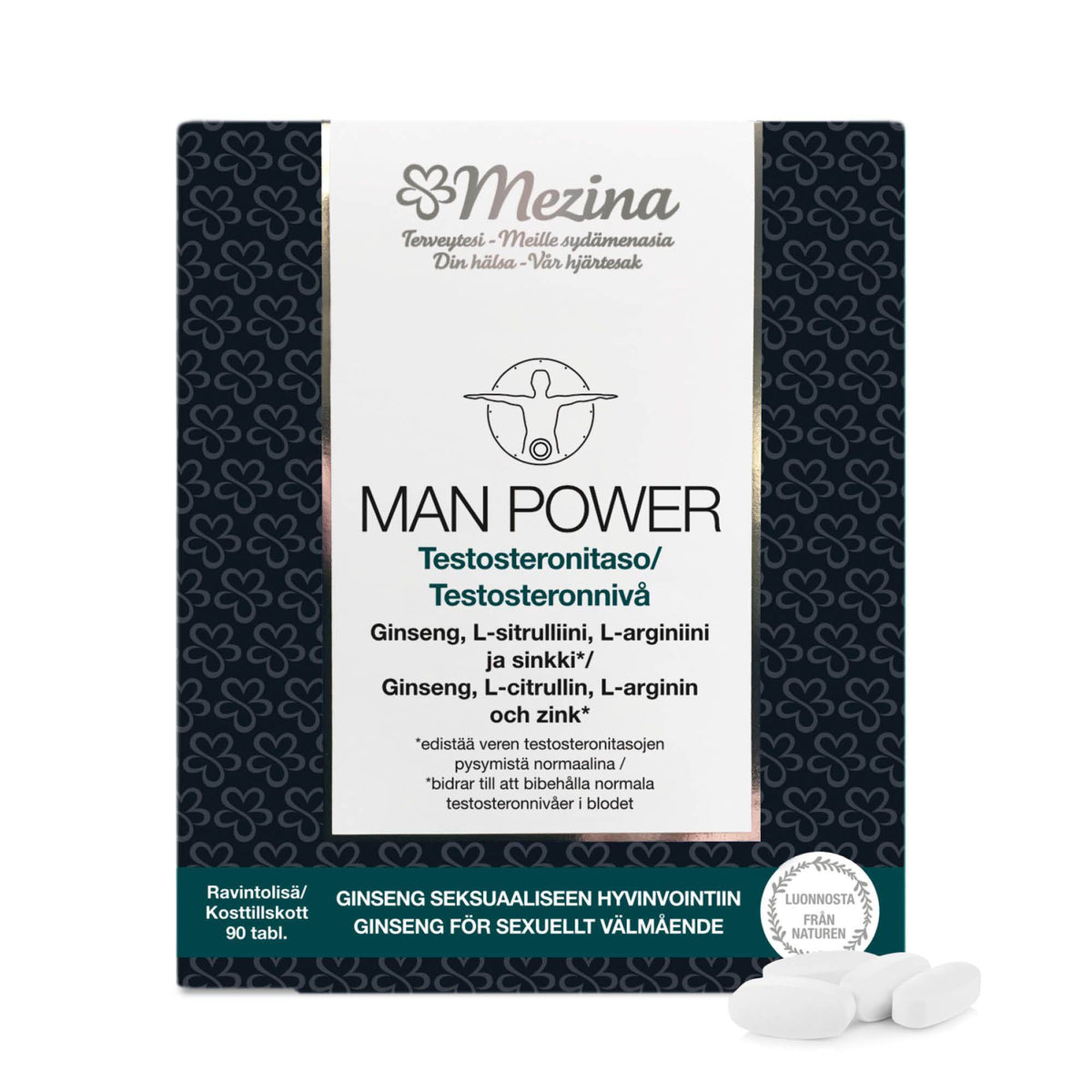 Mezina Man Power 90 tabl. - Sinunapteekki.fi