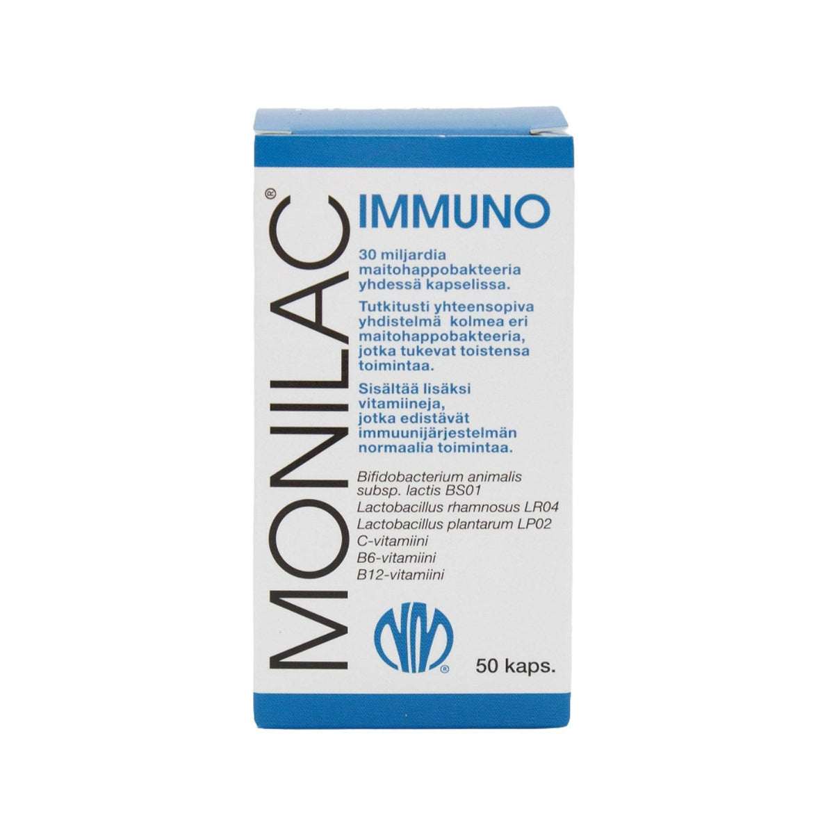 Monilac Immuno - Maitohappobakteeri 50 kaps. - Sinunapteekki.fi