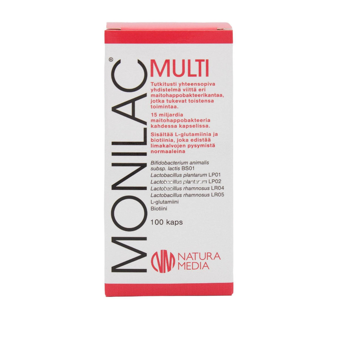 Monilac Multi - Maitohappobakteeri 100 kaps. - Sinunapteekki.fi