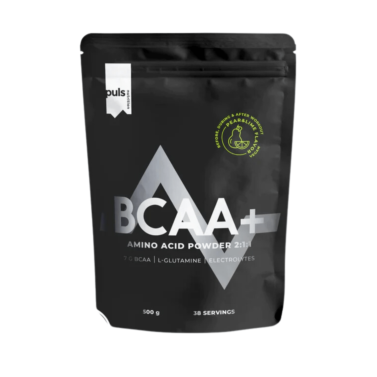 Puls Nutrition BCAA 500 g - Aminohappojauhe Päärynä & Lime