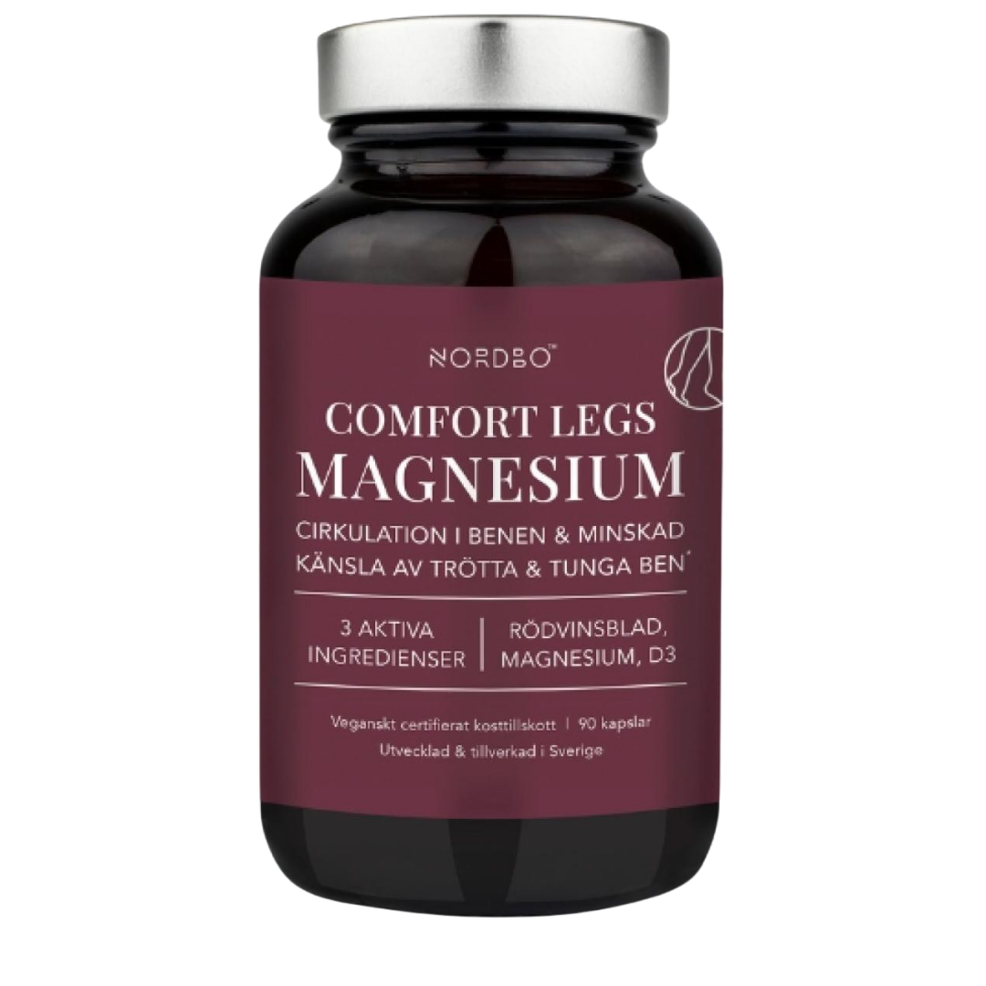 Nordbo, Comfort Legs Magnesium, 90 kaps.