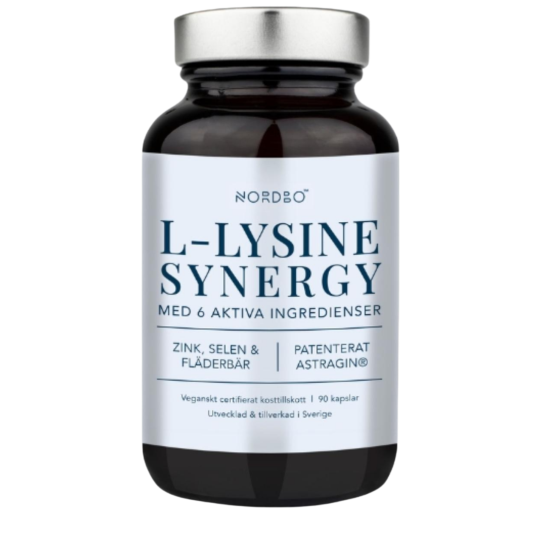 Nordbo, L-Lysine Synergy, 90 kaps.