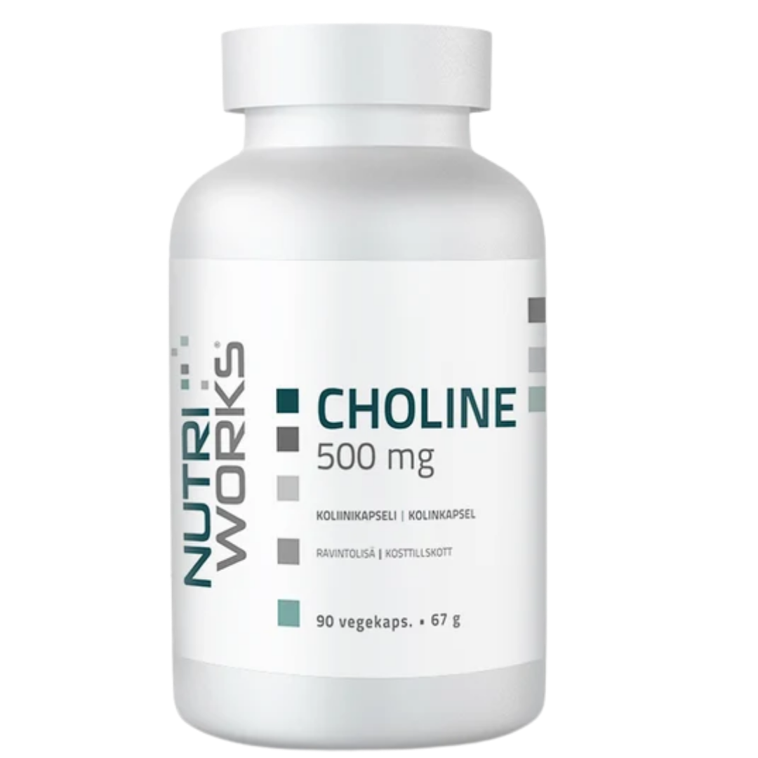 Nutri Works Choline 500 mg - Koliini 90 kaps.