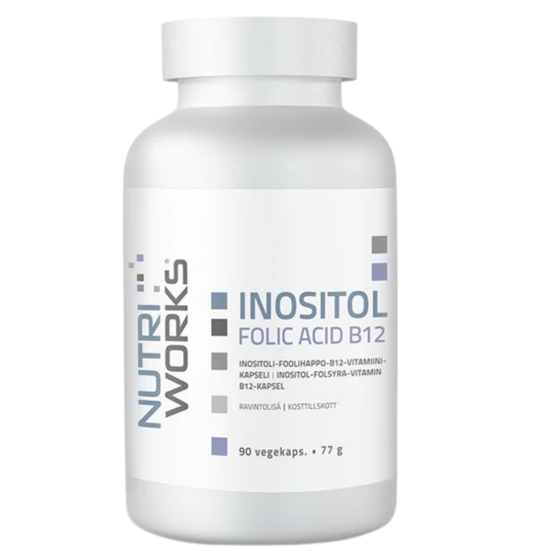 Nutri Works Inositol Folic Acid B12 90 kaps.