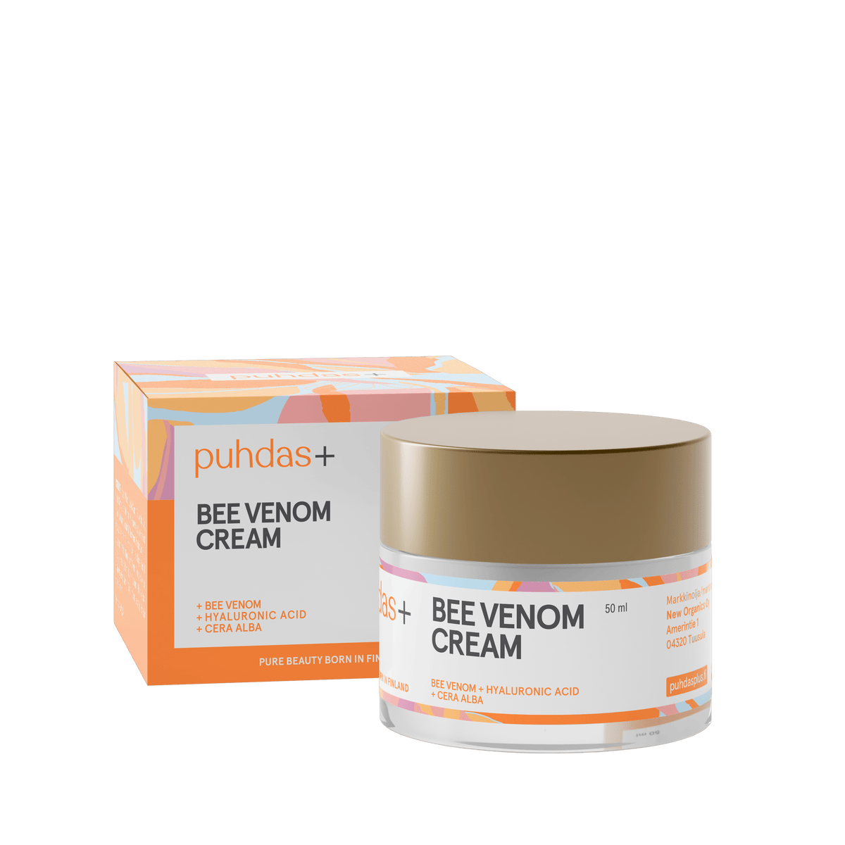 Puhdas+ Bee Venom - Kasvovoide 50 ml - Sinunapteekki.fi