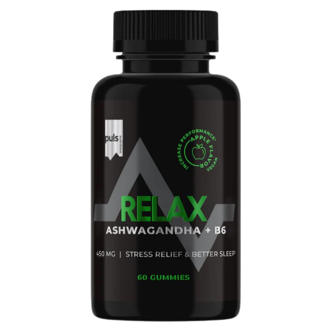 Puls nutrition, relax, ashwagandga + B6, 60 kpl