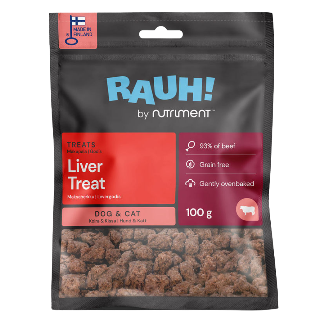 RAUH! Liver Treat koirille ja kissoille 100 g