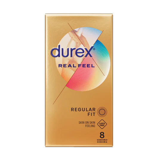 Durex Real Feel - Kondomit 8 kpl