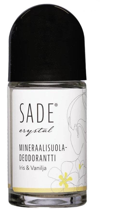 Sade Crystall Roll-On Mineraalisuola Deodorantti 50 ml - Iris & Vanilja