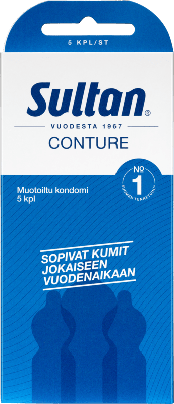 Sultan Conture kondomi 5 kpl - erä