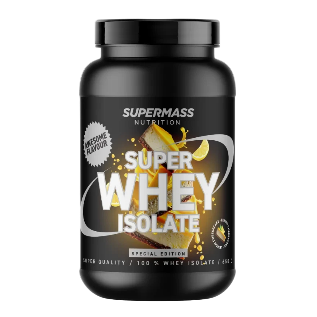 Supermass Super Whey Isolate Lemon Cheesecake 650g heraproteiini