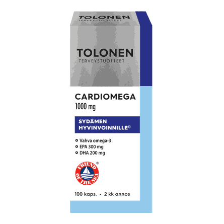 Tolonen Cardiomega 1000 mg 100 kaps. - Sinunapteekki.fi