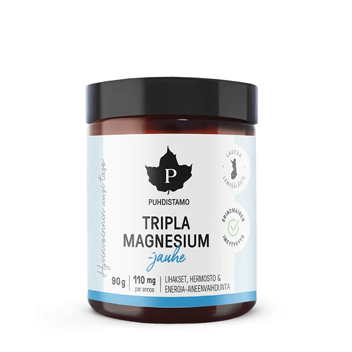 Puhdistamo Tripla Magnesiumjauhe 90 g - Sinunapteekki.fi