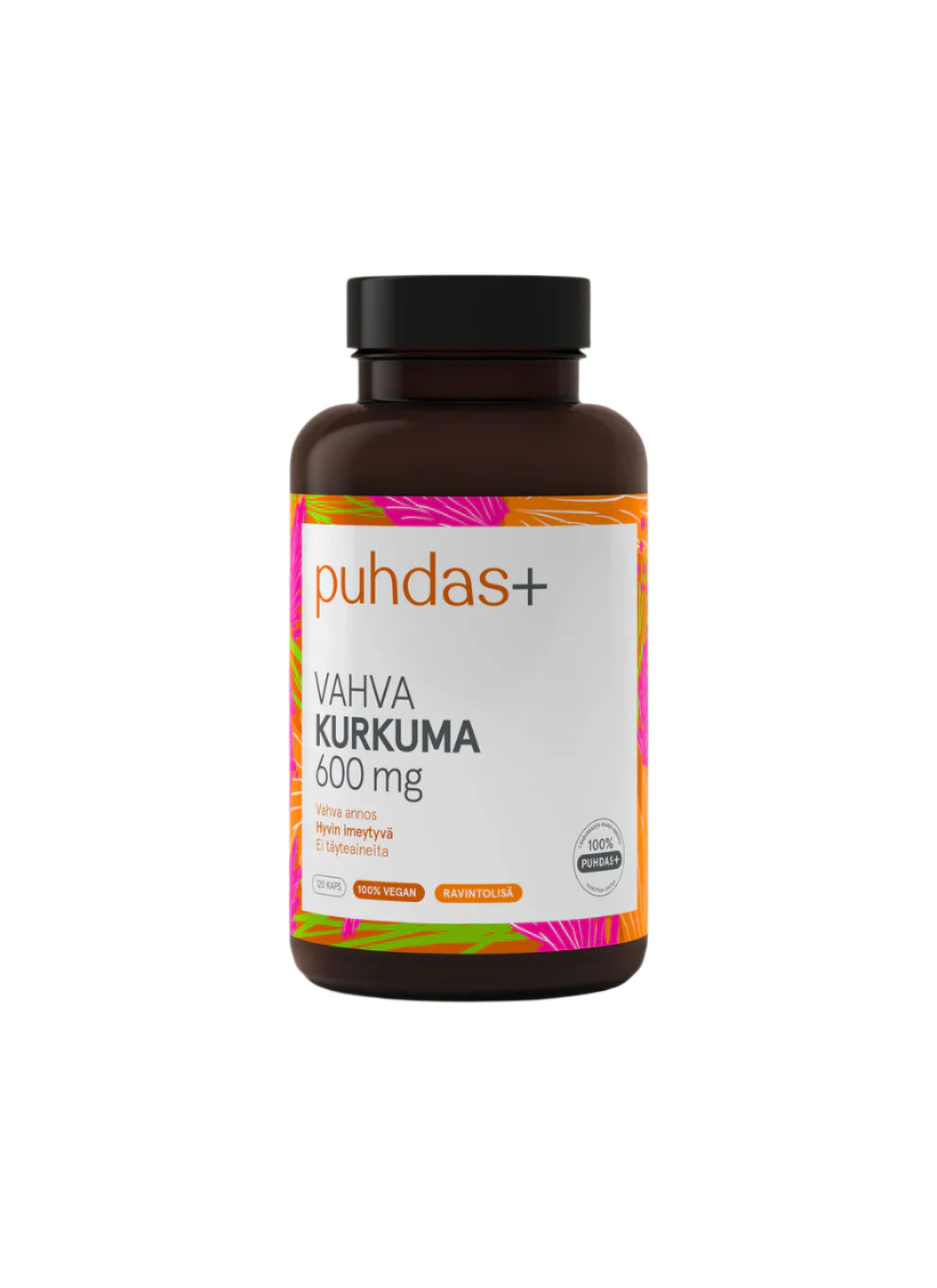 Puhdas+ Vahva Kurkuma 600 mg 120 kaps.