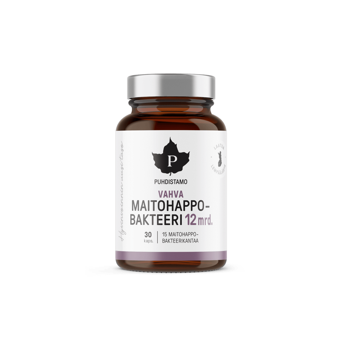 Puhdistamo Vahva Maitohappobakteeri 12 mrd. 30 kaps. - Sinunapteekki.fi