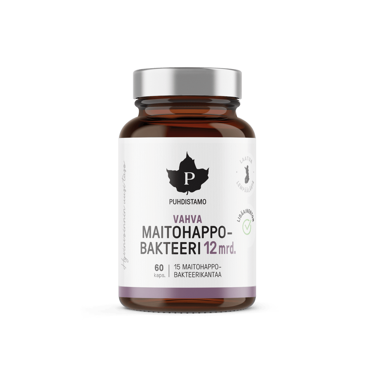 Puhdistamo Vahva Maitohappobakteeri 12 mrd. 60 kaps. - Sinunapteekki.fi