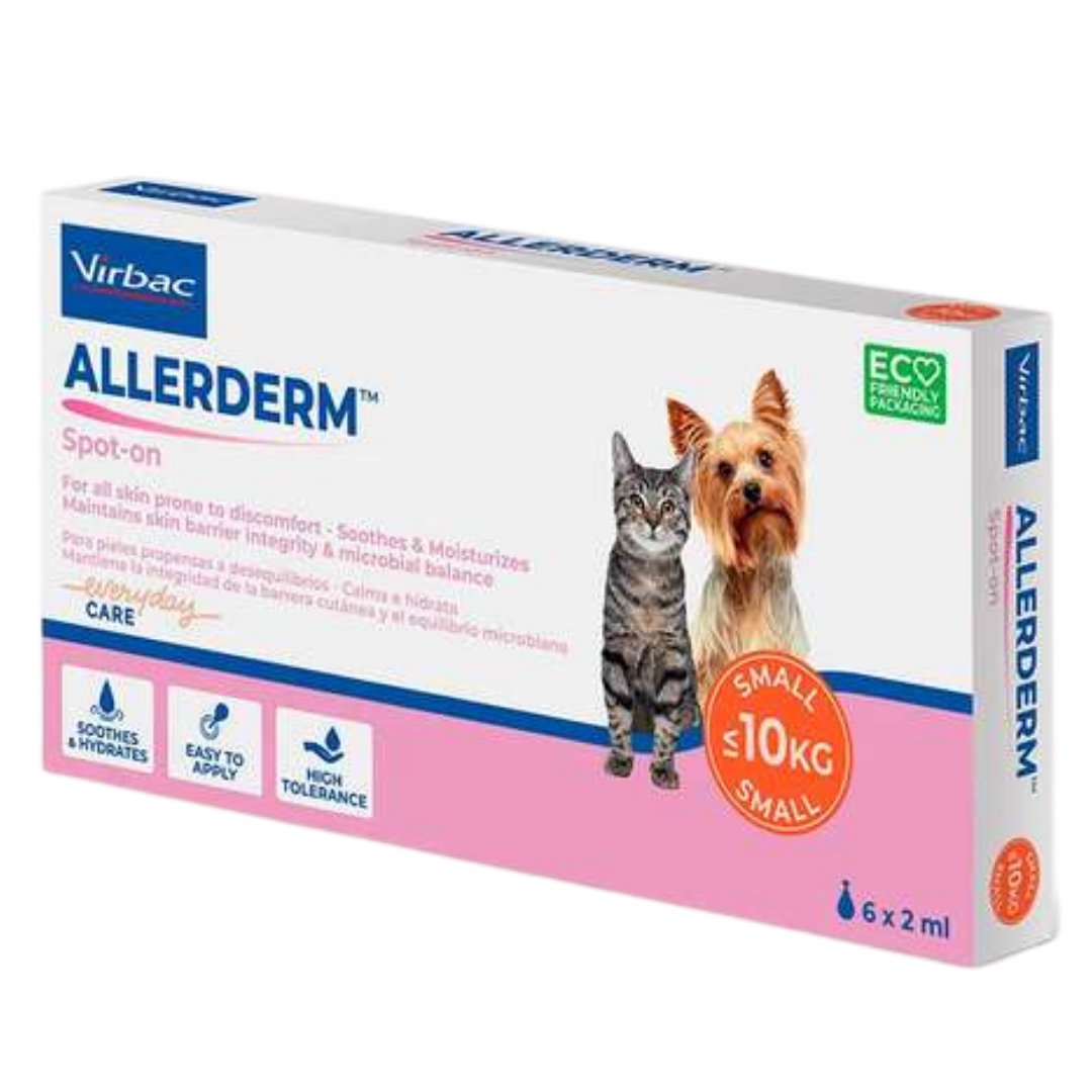 Virbac, Allerderm Spot-On paikallisvaleluliuos, 6 x 2 ml