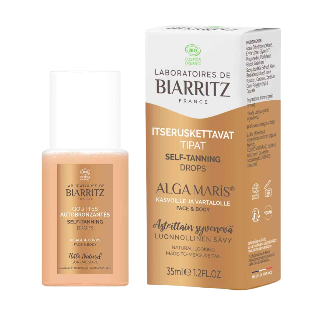 Alga Maris Self Tanning Drops - Itseruskettavat kasvotipat 35ml - Sinunapteekki.fi