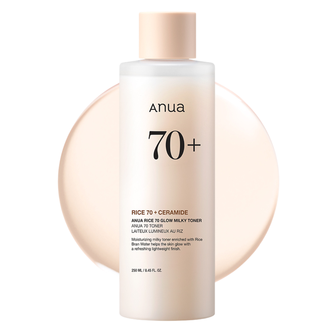 Anua Rice 70 Glow Milky Toner - Kasvovesi 250 ml