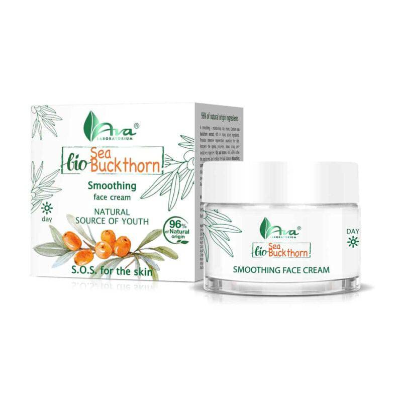 Ava Bio Sea Buckthorn Smoothing Face Cream - Päivävoide 50ml