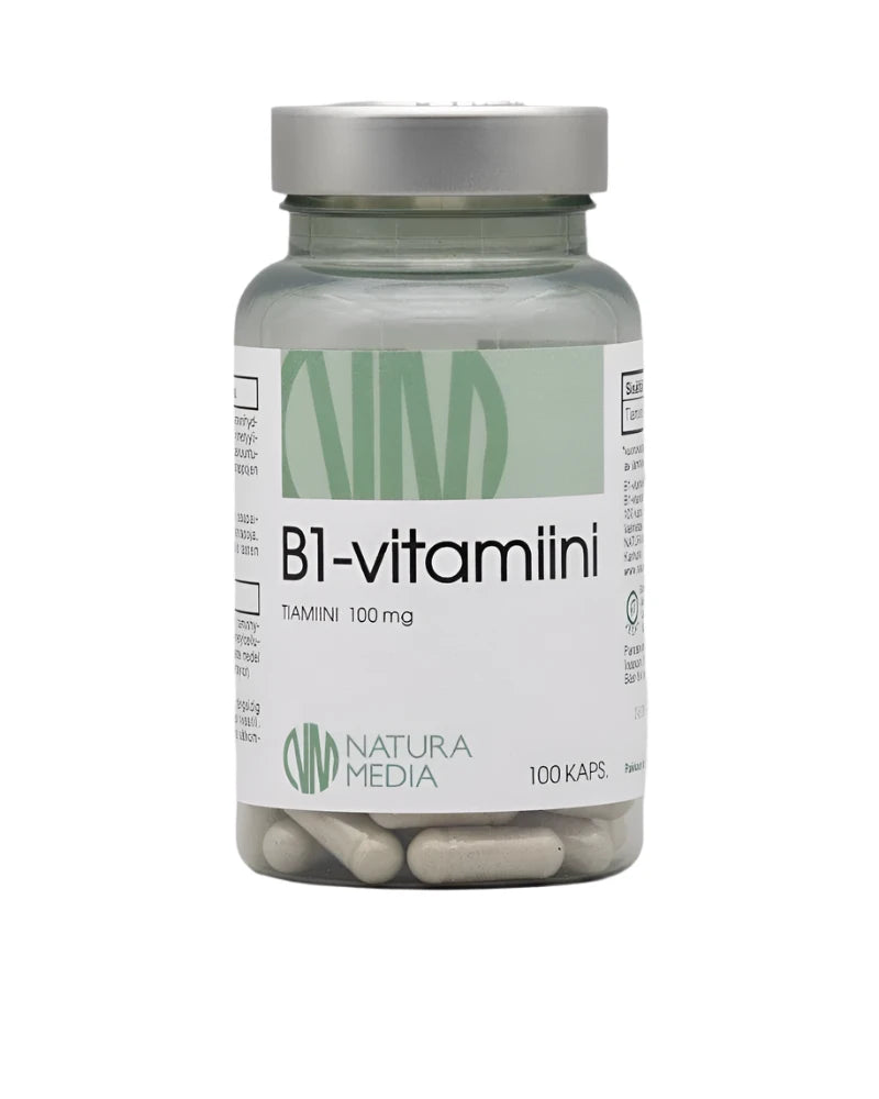 Natura Media B1-vitamiini 100 kaps.
