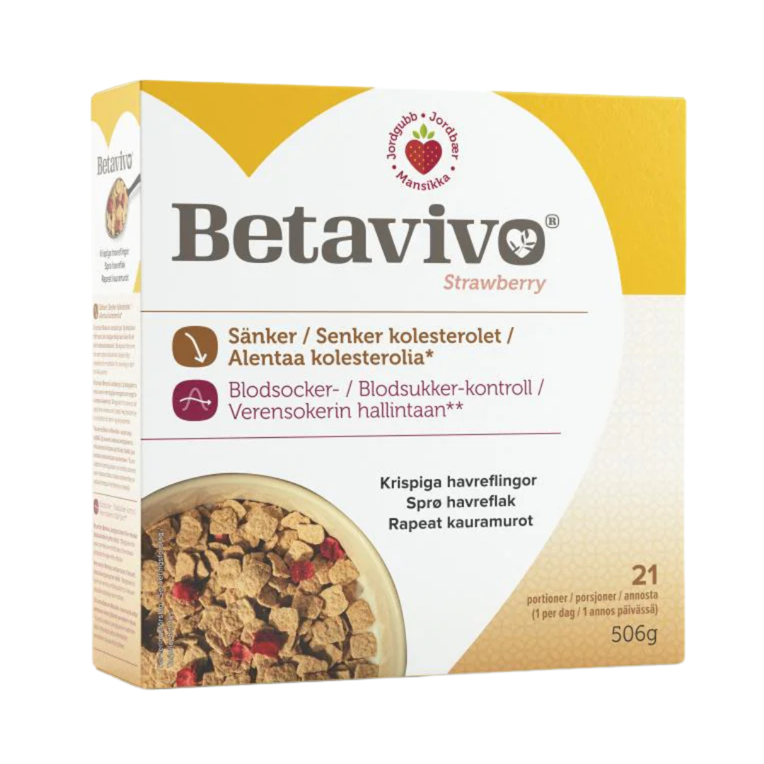 Betavivo Kauramurot - Mansikka 506 g - Päiväys 03/2026