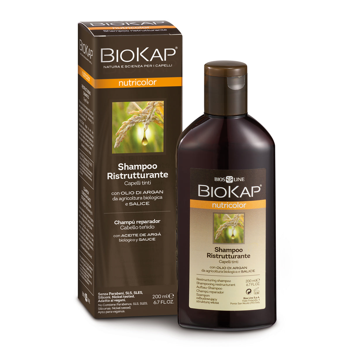 Biokap Nutricolor Restructuring Shampoo 200 ml