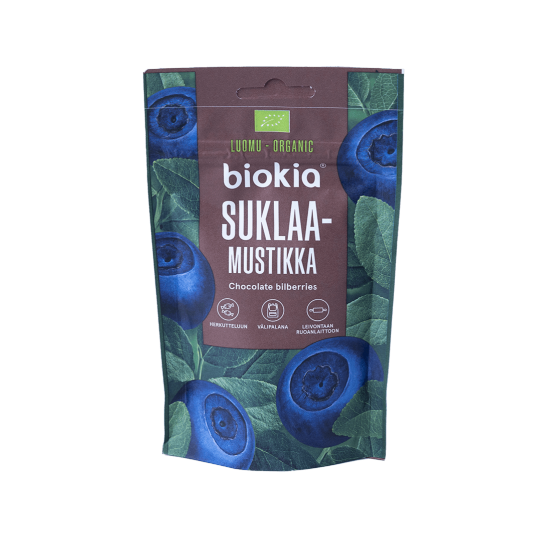 Biokia Luomu Suklaamustikka 75 g